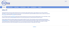 Desktop Screenshot of airnowapi.org